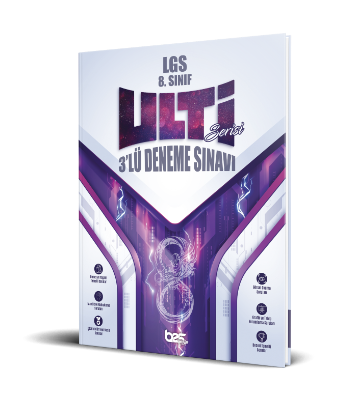 Ulti Yayınları Lgs 8. Sınıf Ulti Serisi 3 Lü Denemeleri