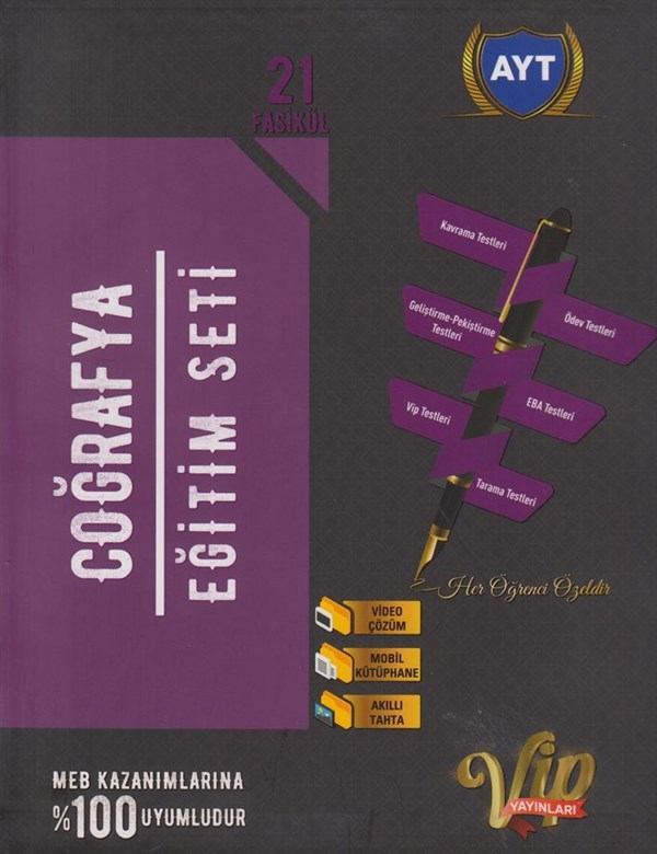 Vip Yayınları Ayt Coğrafya Eğitim Seti
