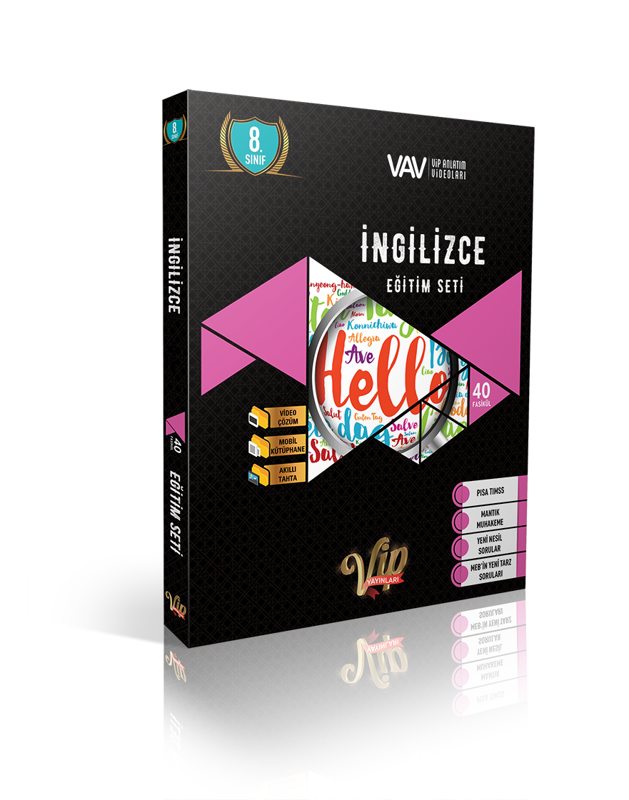Vip Yayınları Lgs 8. Sınıf İngilizce Eğitim Seti
