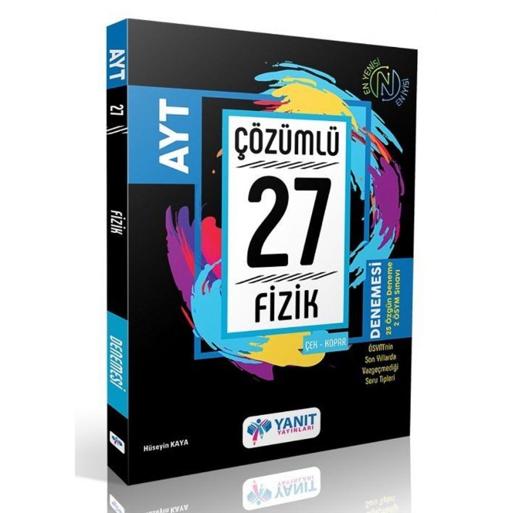 Yanıt Yayınları Ayt Fizik 27 Deneme Çözümlü