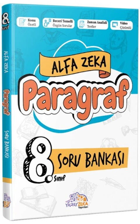 Yapay Zeka LGS 8. Sınıf  Paragraf Alfa Zeka Soru Bankası