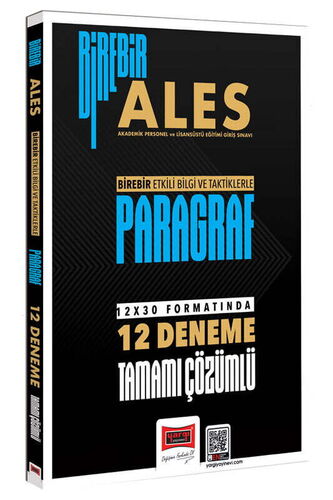 Yargı Yayınları 2026 Birebir ALES Paragraf Tamamı Çözümlü 12 Deneme