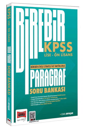 Yargı Yayınları 2026 Birebir KPSS Lise - Ön Lisans Paragraf Soru Bankası