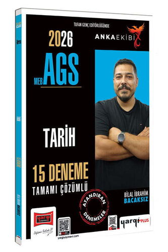 Yargı Yayınları 2026 MEB-AGS Anka Ekibi Tarih Tamamı Çözümlü 15 Deneme