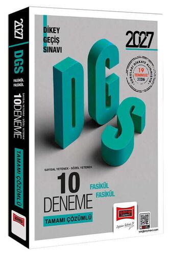 Yargı Yayınları 2027 DGS Sayısal-Sözel Yetenek Tamamı Çözümlü Fasikül Fasikül 10 Deneme
