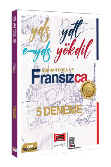 Yargı Yayınları  YDS YDT E-YDS YÖKDİL Gökhan Hoca İle Fransızca 5 Deneme