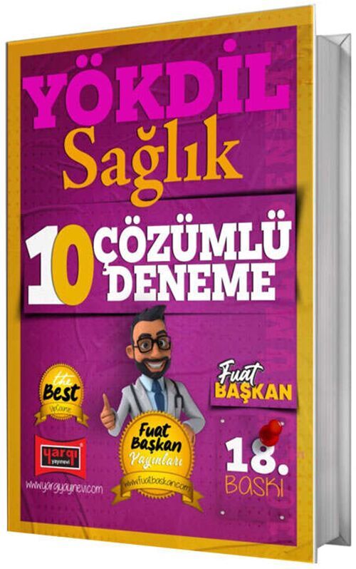 Yargı Yayınları  YÖKDİL Sağlık Çözümlü 10 Deneme