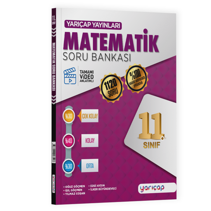 Yarı Çap Yayınları 11. Sınıf Matematik Maarif Soru Bankası