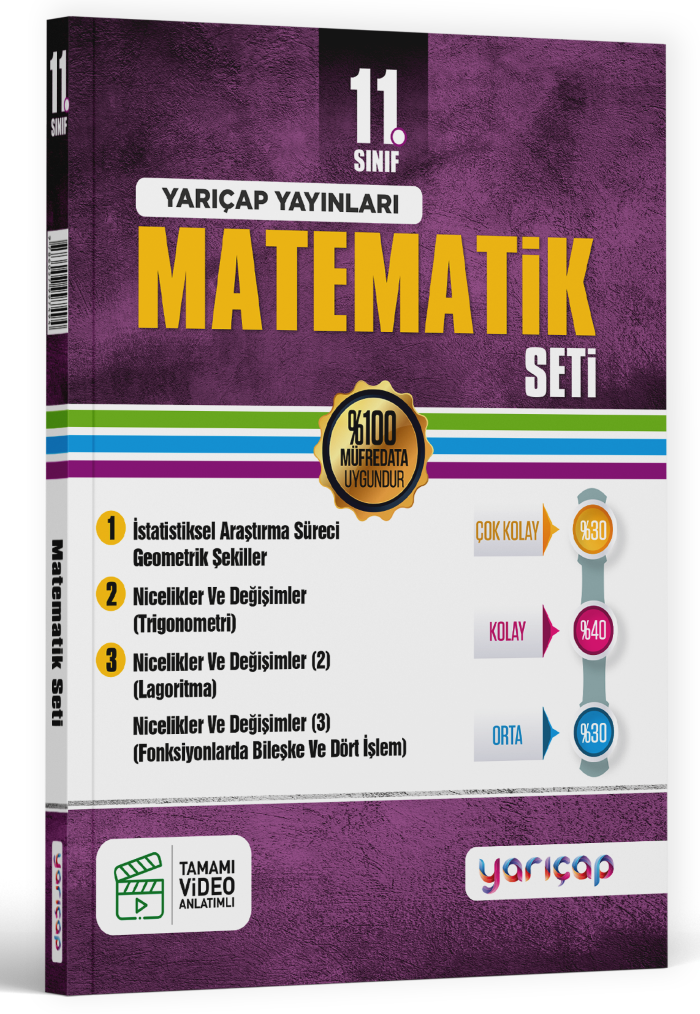 Yarı Çap Yayınları 11. Sınıf Matematik Seti