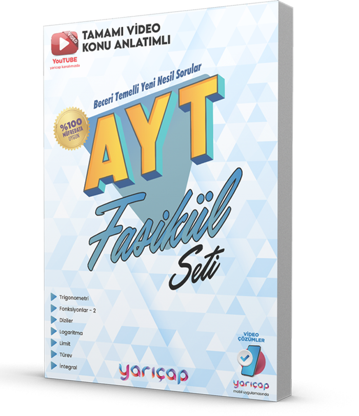 Yarı Çap Yayınları Ayt Matematik Fasikül Seti