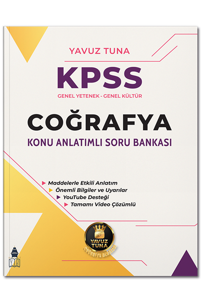 Yavuz Tuna KPSS Coğrafya Konu Anlatımlı Soru Bankası