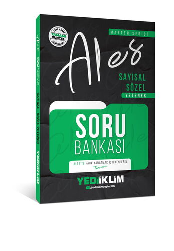 Yediiklim Yayınları 2026 ALES Sayısal - Sözel Yetenek Soru Bankası