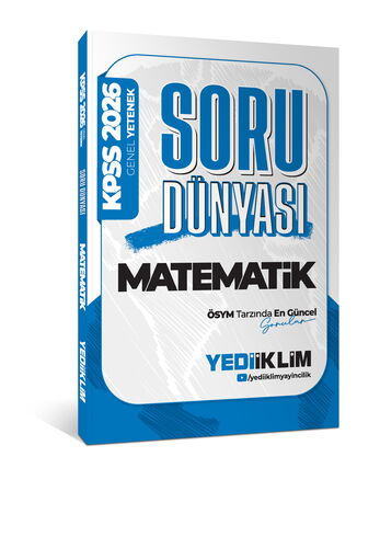 Yediiklim Yayınları 2026 KPSS Genel Yetenek Matematik Soru Dünyası