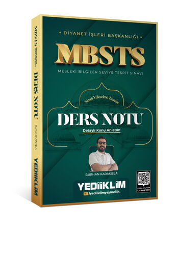 Yediiklim Yayınları Diyanet İşleri Başkanlığı  MBSTS Ders Notu