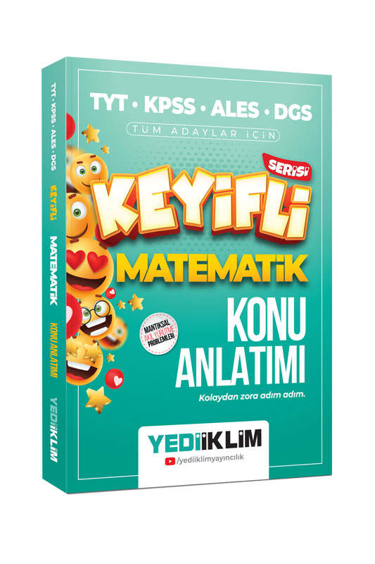 Yediiklim Yayınları TytKpssAlesDgs Keyifli Matematik Konu Anlatımı