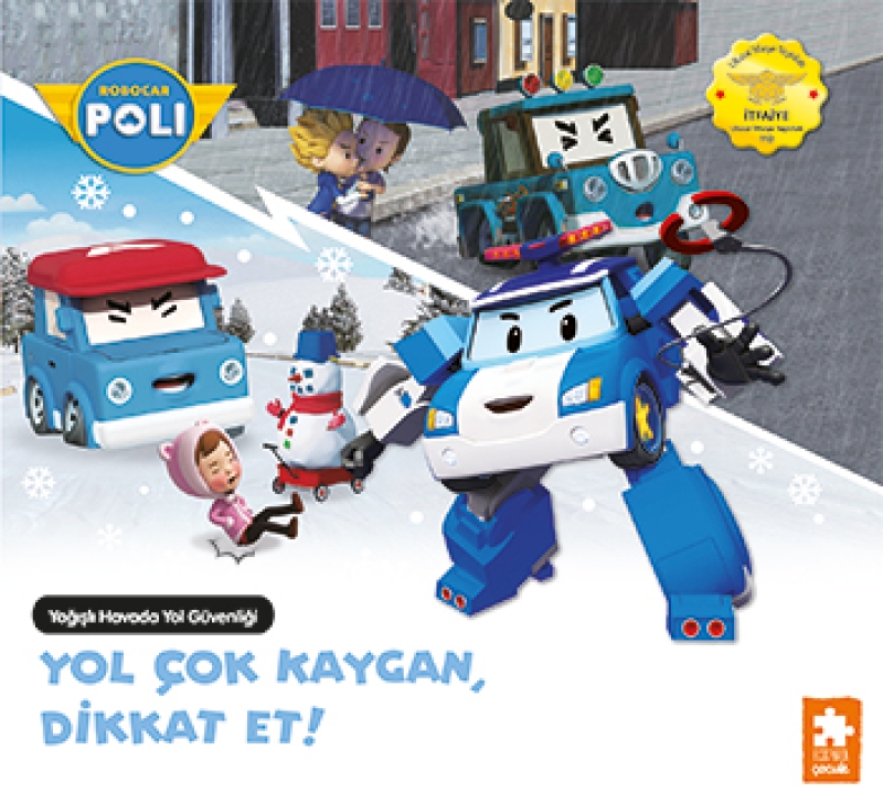 Yol Çok Kaygan, Dikkat Et! Robocar Poli