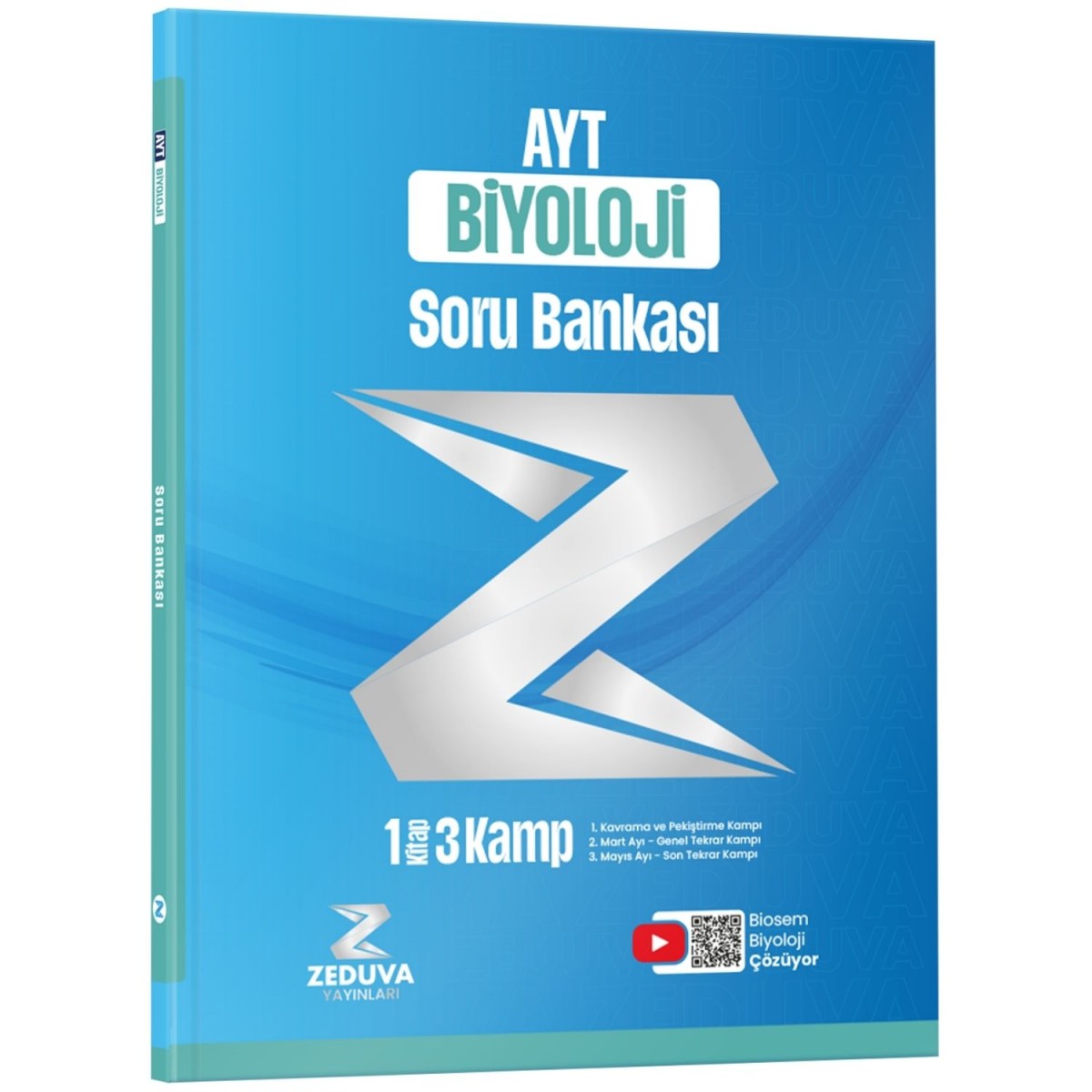 Zeduva Yayınları Biosem AYT Biyoloji 1 Kitap 3 Kamp Soru Bankası
