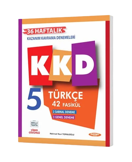 Kurmay Yayınları 5. Sınıf 2025 Türkçe Haftalık Kazanım Kavrama Denemeleri