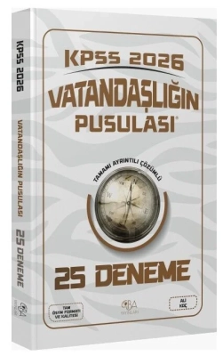 CBA Yayınları 2026 KPSS Vatandaşlık Vatandaşlığın Pusulası 25 Deneme Çözümlü - Ali Koç