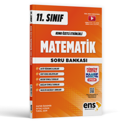 ENS Yayıncılık 11. Sınıf Matematik Maarif Konu Özetli Etkinlikli Soru Bankası