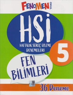 Fenomen Okul Yayınları 5. Sınıf Fen Bilimleri Haftalık Süreç İzleme Denemeleri