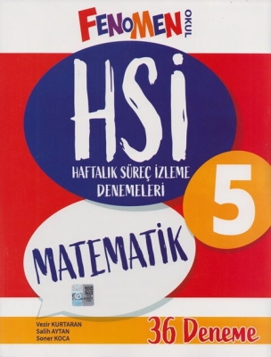 Fenomen Okul Yayınları 5. Sınıf Matematik Haftalık Süreç İzleme Denemeleri