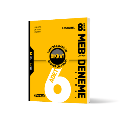 Hız Yayınları LGS 8. Sınıf Genel 6 Deneme