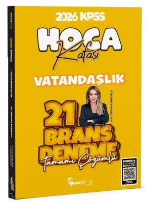 Hoca Kafası 2026 KPSS Vatandaşlık 21 Deneme Çözümlü - Esra Özkan Karaoğlu