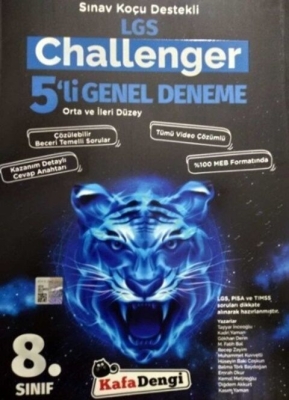 Kafa Dengi Yayınları LGS 8. Sınıf Genel Challenger 5 Deneme
