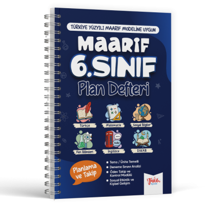 Takdir Yayınları 6. Sınıf Maarif Plan Defteri