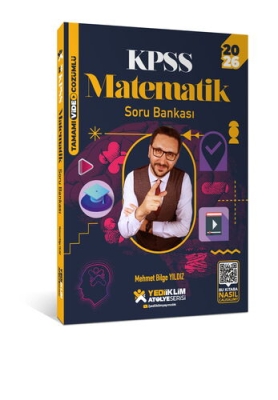 Yediiklim Yayınları 2026 KPSS Atölye Serisi Genel Yetenek Matematik Tamamı Video Çözümlü Soru Bankası