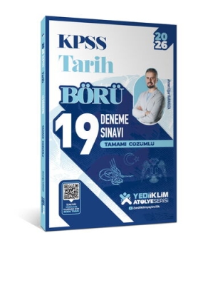 Yediiklim Yayınları 2026 KPSS Börü Tarih Tamamı Çözümlü 19 Deneme Sınavı