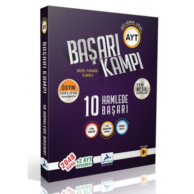 Paraf Yayınları Yks Ayt Eşit Ağırlık  Sözel Başarı Kampı 10 Hamlede