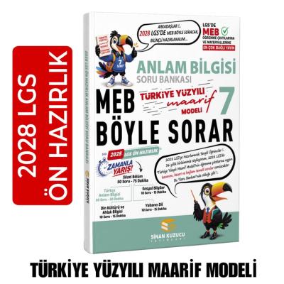 Sinan Kuzucu 7. Sınıf ANLAM BİLGİSİ SORU BANKASI Maarif Model